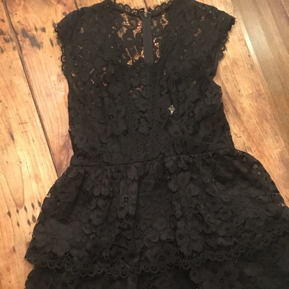 Shoshanna Dresses & Skirts - Anthropologie black lace dress.